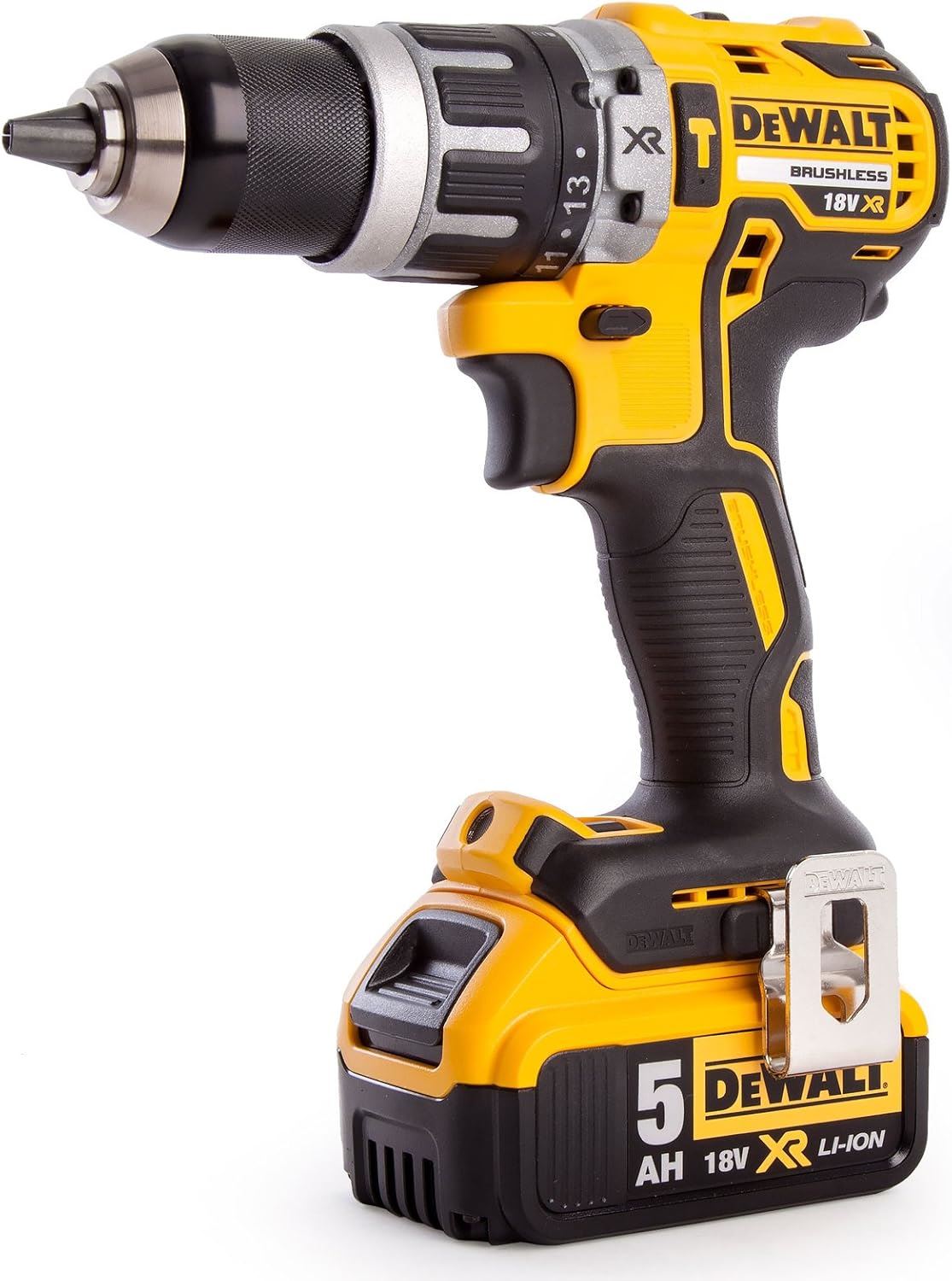 DeWalt 18V Combi Drill & Impact Driver with 2 X 5Ah Li-ion Batteries