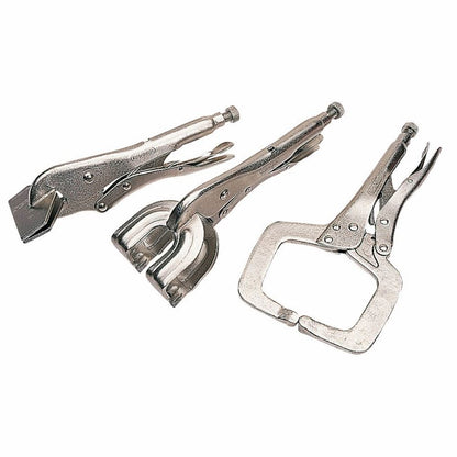 Draper SELF GRIP METAL WORK SET 3PC 33836 Self Grip Welding Clamp Kit (3 Piece)