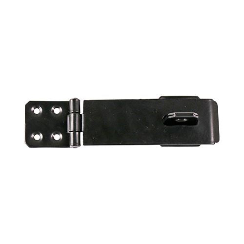 TIMCO Safety Hasp-Staple BLK 6" Black Pack 1
