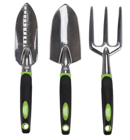 Draper Aluminium Hand Fork and Trowel Set (3 Piece)08992 08992 Aluminium Hand Fork and Trowel Set (3 Piece)