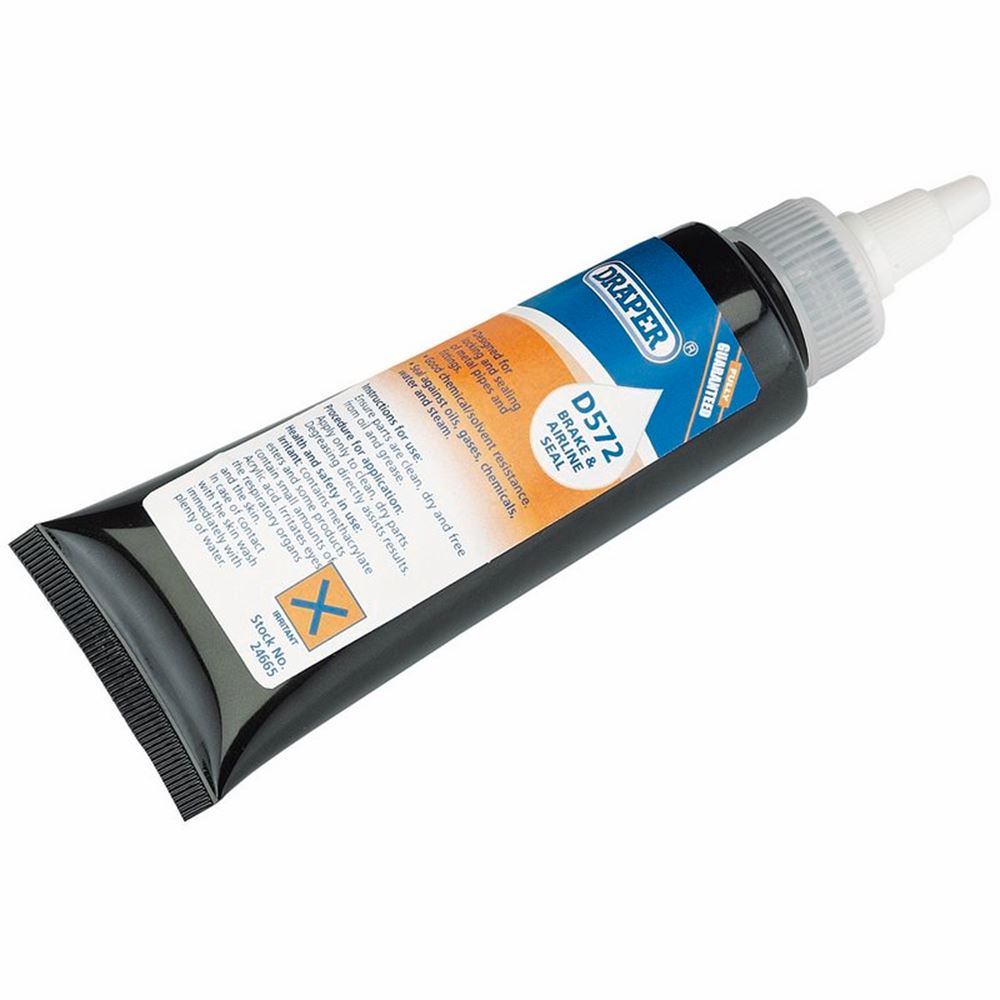 24665 Draper D572 Brake and Air Line Seal DBAS572 Workshop Adhesives Professional Trade DIY Workshop Garage Use