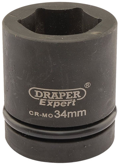 Draper 34MM IMPACT SOCKET 1DR 05114 HI-TORQÂ® Metric Impact Sockets, 1" Sq. Dr.