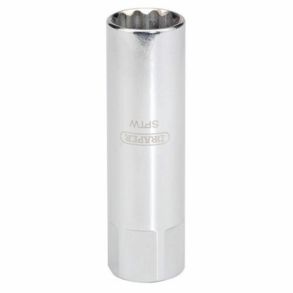 Draper 14MM/8MM TREAD T/WALL SCKT 3/8 22272 3/8" Sq. Dr. 8mm Thread (14mm Socket) Thin Wall Spark Plug Socket