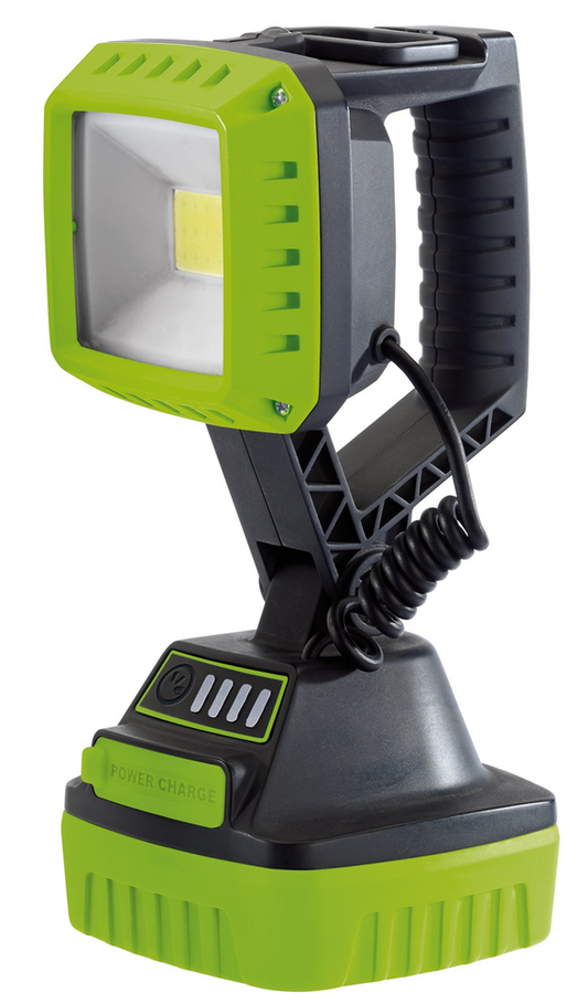 Draper 10W COB WORKLIGHT 90033 COB LED Rechargeable Worklight, 10W, 1,000 Lumens, 4 x 2.2Ah Batteries