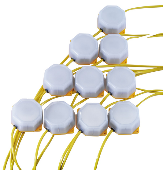 Draper 10X4W LED FESTOON STRING 90094 90094 SMD LED Festoon String Lights, 4W, 3,800 Lumens, 22m, (Set of 10)