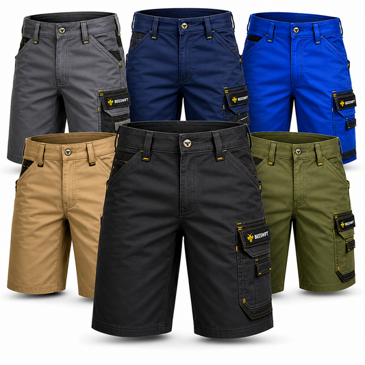 Beeswift Mens Flex Workwear Shorts Stretch Holster Cargo Utility Shorts