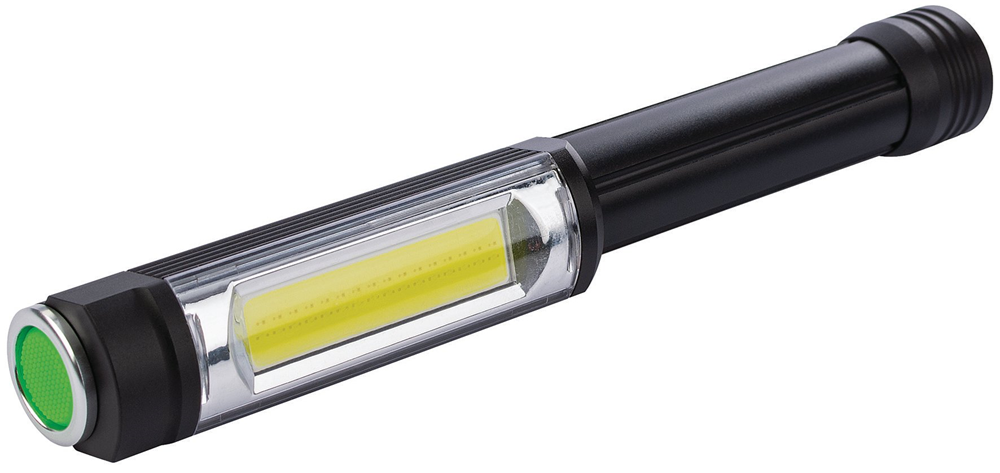 Draper 5W COB LED WORKLIGHT 400LUMENS 90100 COB LED Aluminium Worklight, 5W, 400 Lumens, 3 x AA Batteries Supplied