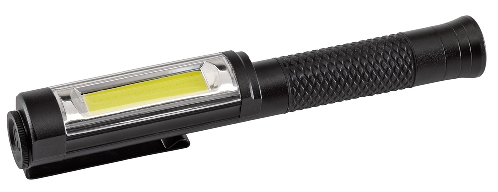 Draper 5W COB LED RECHARGE. W.LIGHT 90101 COB LED Rechargeable Aluminium Pen Torch, 5W