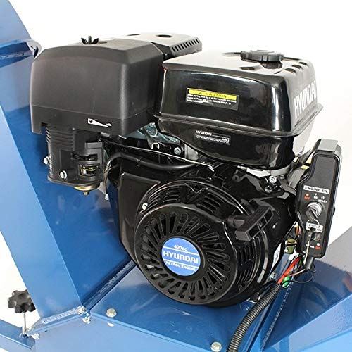 Hyundai HYCH1500E-2 Petrol Wood Chipper 420cc 4-Stroke Garden Shredder Mulcher Garden Shredder Mulcher
