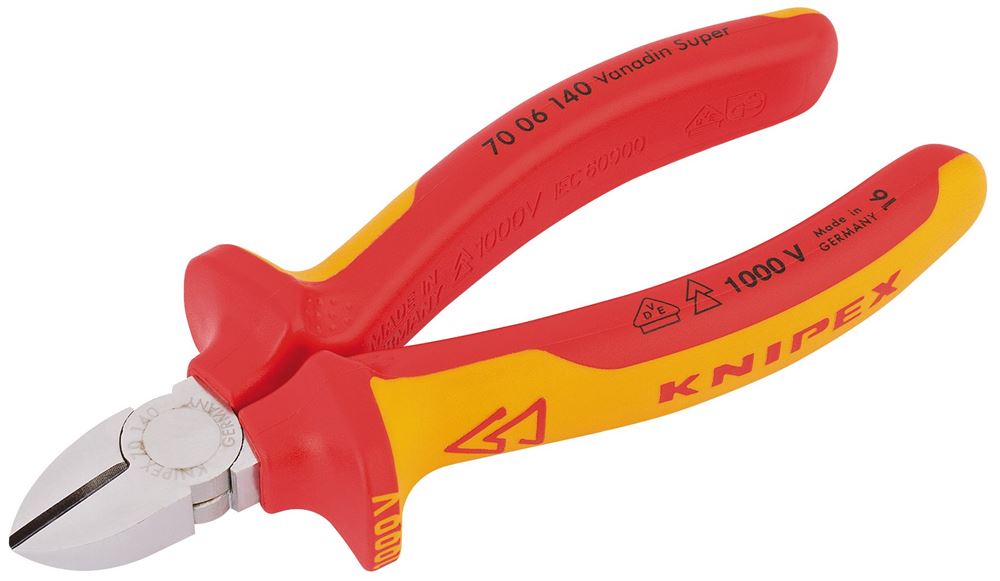 Draper SIDE CUTTER VDE 1000V 140MM 81254 VDE Fully Insulated Diagonal Side Cutters