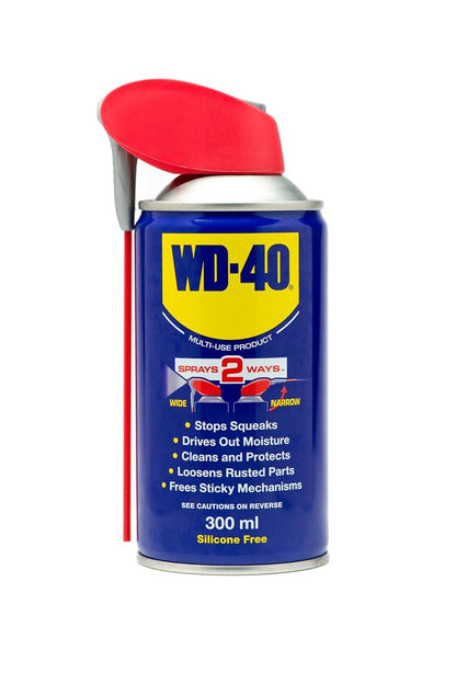 WD-40 Smart Straw 300ml Multi Use Lubricant Spray Penetrating Oil Rust Remover Water Displacer Cleaner and Corrosion Protection Aerosol