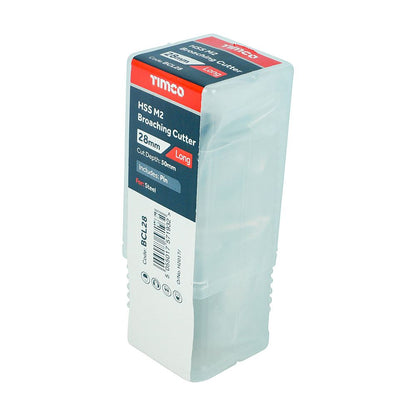 TIMCO Broaching Cutter HSS M2 Long 28 x 50 Pack 1