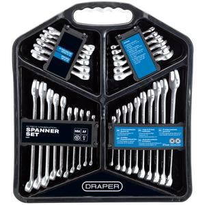 Draper 32PC COMB.SPAN.SET 26697 4 Draper HI-TORQÂ® Combination Spanner Sets