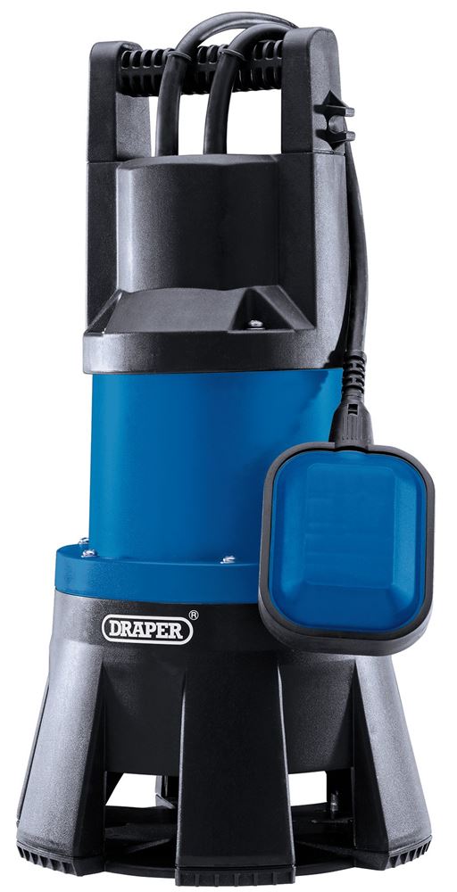 Draper 416L/MIN DIRTY WATER PUMP 98919 98919 Submersible Dirty Water Pump with Float Switch, 416L/min, 1300W