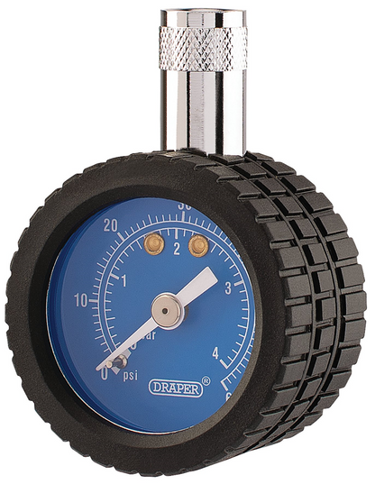 Draper TYRE PRESSURE GAUGE - MINI 91364 Tyre Pressure Gauge