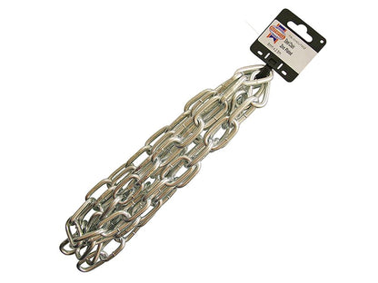 Faithfull FAICHCUT60Z Zinc Plated Chain 6mm x 2.5m - Max Load 250kg |