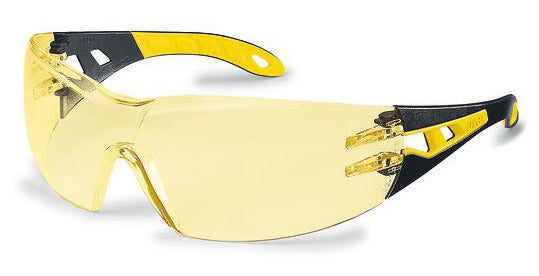 UVEX PHEOS SAFETY GLASSES AMBER