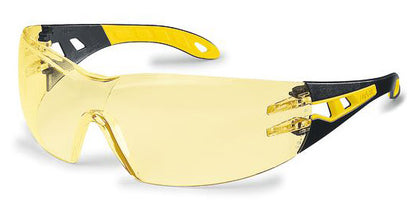 UVEX PHEOS SAFETY GLASSES AMBER