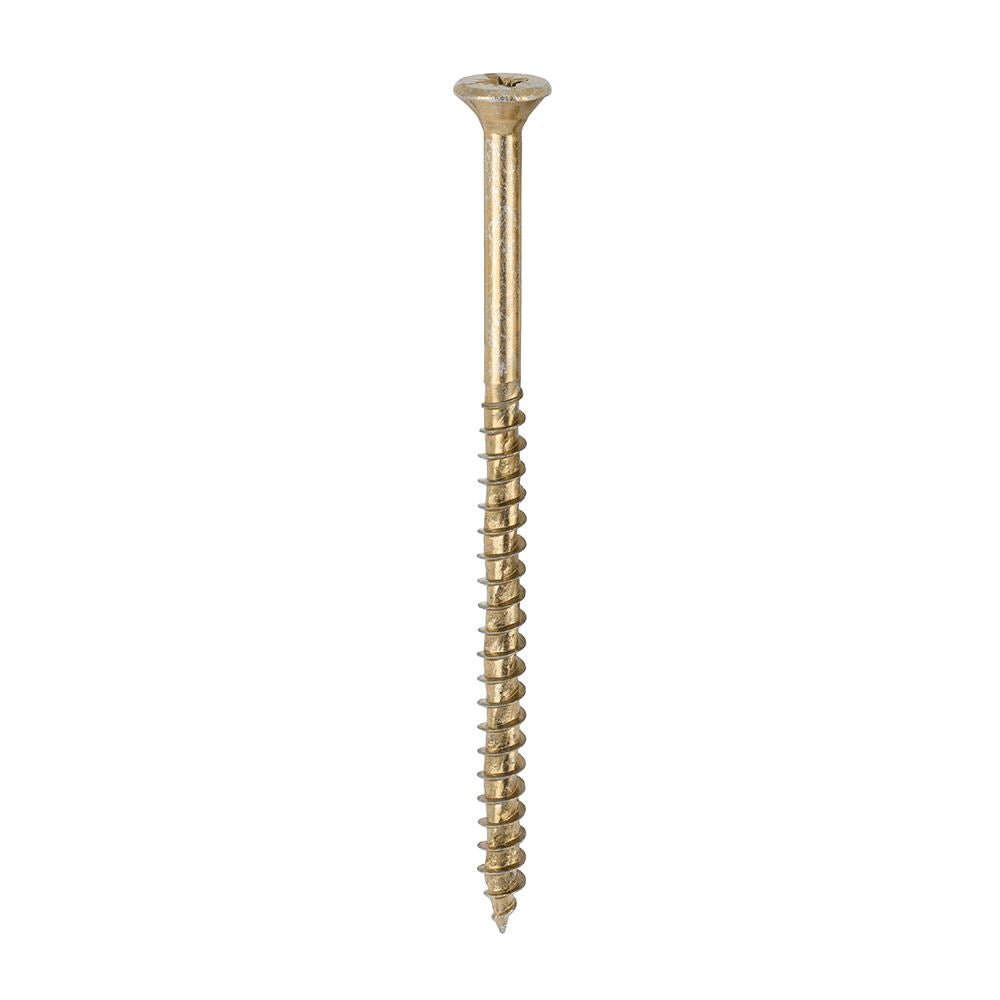 TIMCO Velocity Screw PZ2 CSK ZYP 5.0 x 90 Gold Pack 100