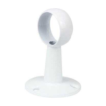 TIMCO Round Centre Bracket White 25mm White Pack 1