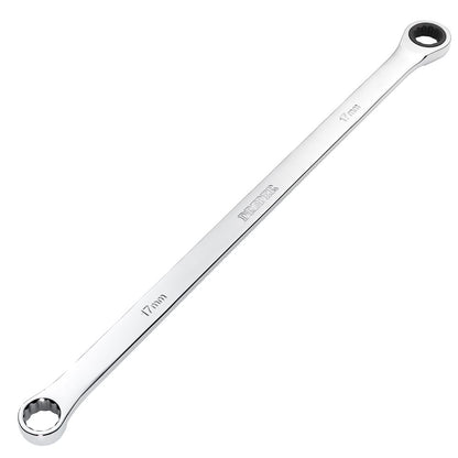 Draper 17MM LONG RATCHET RING SPANNER 27774 27774 HI-TORQÂ® Metric Extra-Long Double Ring Ratchet Spanner