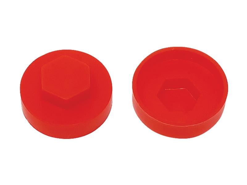 ForgeFix FORTFCC16PR TechFast Cover Cap Poppy Red 16mm (Pack 100) |
