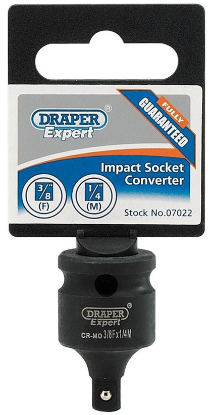 Draper 3/8(F)X 1/4(M) IMP CONVERTER 07022 Impact Socket Converters