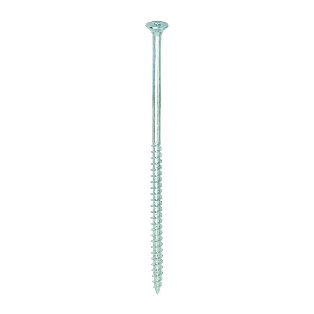 TIMCO Solo Woodscrew PZ2 CSK Zinc 5.0 x 120 Silver Pack 100
