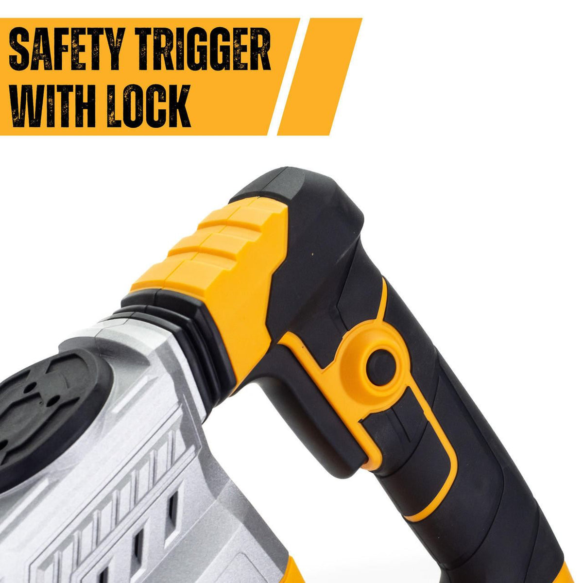 JCB 21-DH1300 Demolition Hammer 1300W 15J SDS Max Anti Vibration 230V Breaker Concrete Chisel Concrete Breaker Chisel