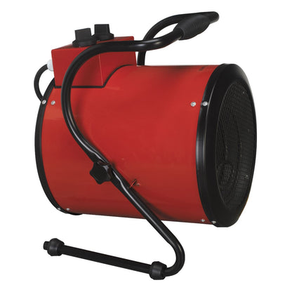 Sealey EH3001 Industrial Fan Heater with 2 Heat Settings 3kW/230V | 10,000Btu/hr, 1500/3000W, 230V - 16A, Thermostat, Tip-Over Switch