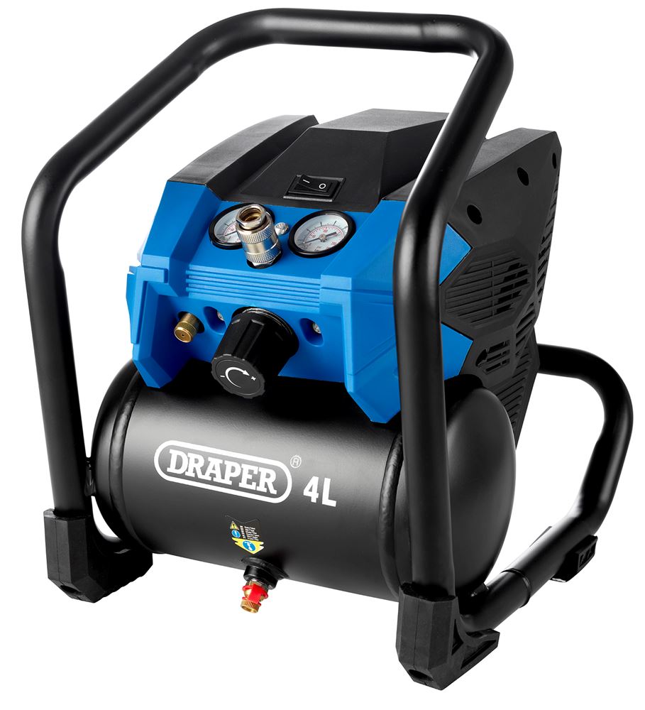08093 D20 D20 20V Compressor, 4L (Sold Bare) D20AC4L D20 20V Cordless Power Tools W 305 x H 410 x D 400mm Professional Trade DIY Workshop Garage Use