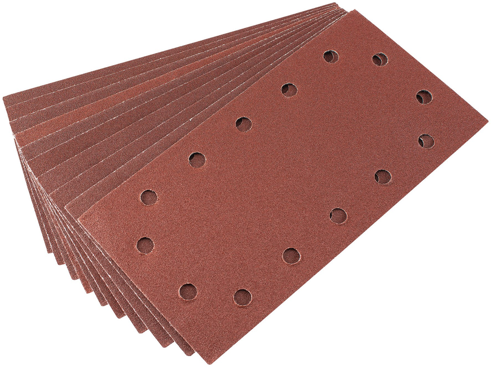 Draper SANDING SHEET 115X227 (10)100G 92321 Aluminium Oxide Sanding Sheets (115 x 227mm)