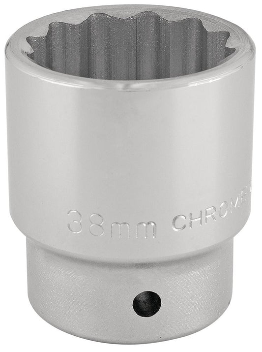 16703 Draper Expert Expert 12 Point Socket, 3/4 Sq. Dr., 38mm T-MM/B 3/4 Sockets Professional Trade DIY Workshop Garage Use