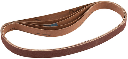 Draper ABRAS/BELTS 13X457MM PCK5 G240 92452 Aluminium Oxide Abrasive Belts (13 x 457mm)