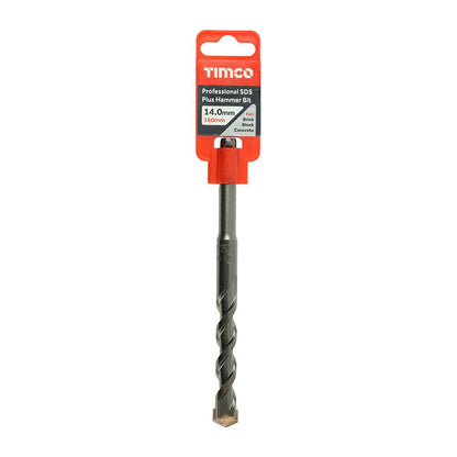 TIMCO Pro SDS Plus Hammer Bits (PGM) 14.0 x 160 Pack 1