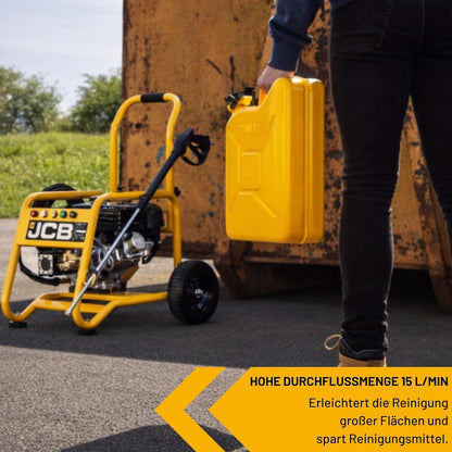 JCB Petrol Pressure Washer 4000 PSI 276 Bar 15HP Triplex AR Pump