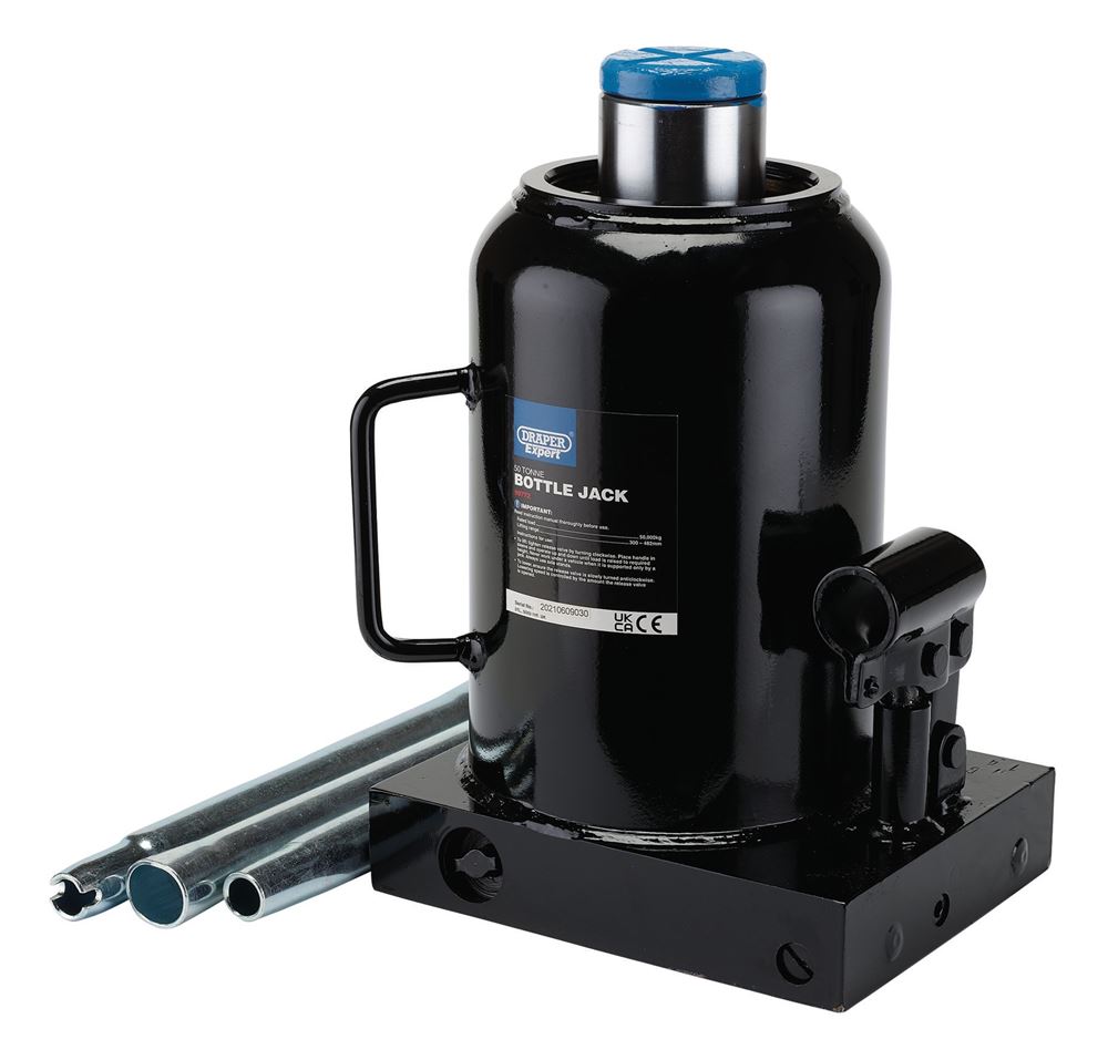 Draper 50 TONNE BOTTLE JACK 99772 Draper Expert Hydraulic Bottle Jacks