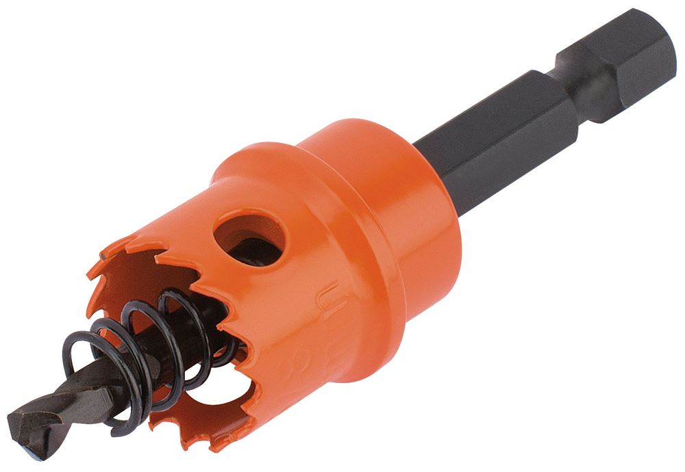 Draper HEX SH.HSS BI-METAL H.SAW 16MM 71971 71971 Bi-Metal Hole Saws with Integrated Arbor
