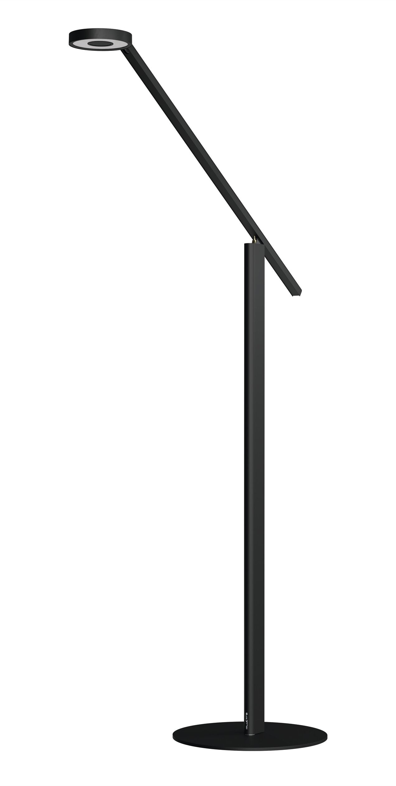 Luctra Aluminum Floor LITE 3D Gesture Control Bio Effective Light | Black | 39.5 x 7.8 x 114.5