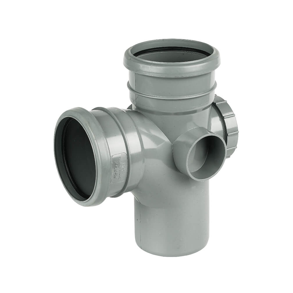 FLOPLAST RING-SEAL ACCESS BRCH 92.5 DEG;4" SOIL/110 G