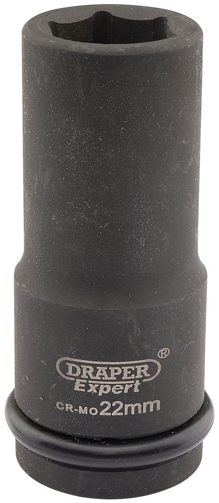 Draper 22MM IMP.DEEP SCKET 3/4DR 05054 HI-TORQÂ® Metric Deep Impact Sockets, 3/4" Sq. Dr.