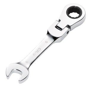 27964 Draper HI-TORQ Metric Stubby Flexible Head Ratchet Combination Spanner, 9mm Spanner/Wrench Ratchet Spanners 94mm Professional Trade DIY Works