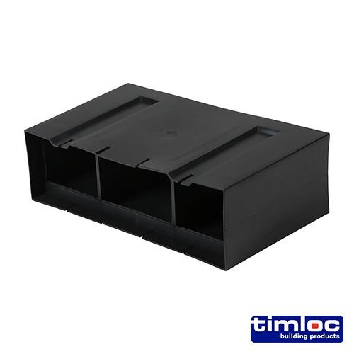 TIMCO U/floor Vent Horiz Front Ext + 115mm Pack 20