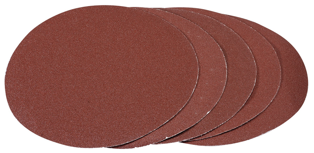 Draper 80G HOOK & LOOP 180MM SAND.PK5 93422 Hook and Loop Aluminium Oxide Sanding Discs (180mm)