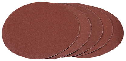 Draper 80G HOOK & LOOP 180MM SAND.PK5 93422 Hook and Loop Aluminium Oxide Sanding Discs (180mm)