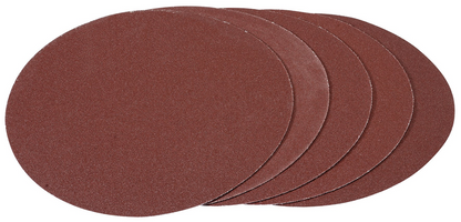 Draper 100GHOOK & LOOP 180MM SAND.PK5 93426 Hook and Loop Aluminium Oxide Sanding Discs (180mm)