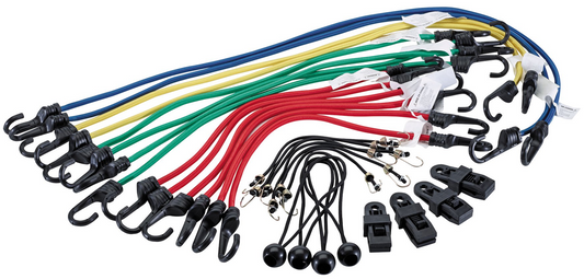 Draper 28PC ASSORTED BUNGEES 93447 Assorted Bungee Pack (28 Piece)