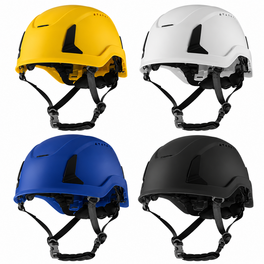 Beeswift Sentinel Type 2 Vented Safety Helmet | Colour Options, ABS Hard Hat with Ratchet Adjustment, 53 to 64 cm, EN 397:2025