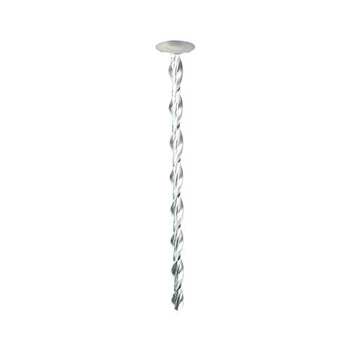TIMCO Helical Flat Roof Fixing Zinc 8.0 x 195 Silver Pack 25