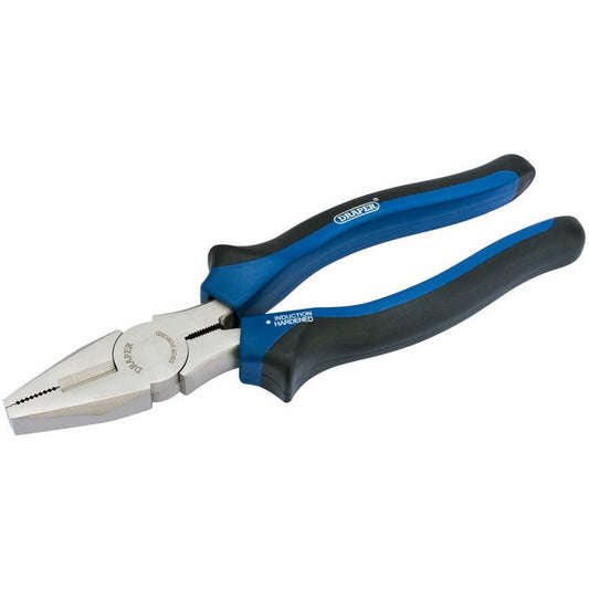 44139 Draper Soft Grip Combination Pliers, 200mm 1010 Professional Trade DIY Workshop Garage Use
